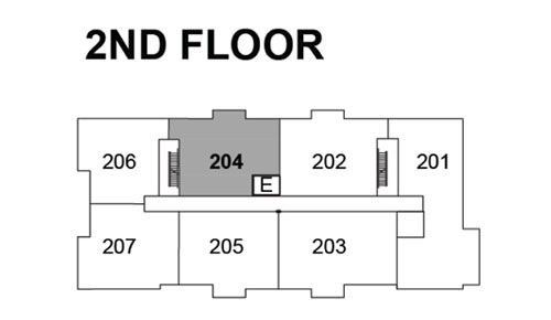 2nd floor units